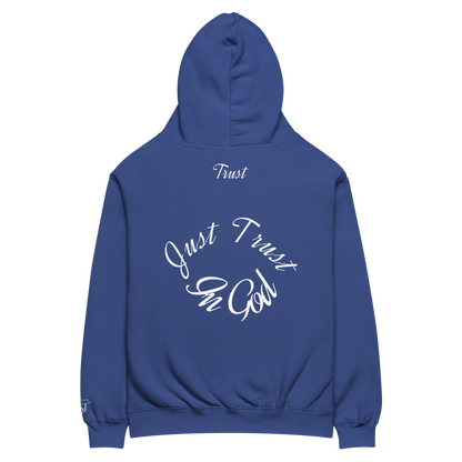 Trust clo (trust in god) oversized hoodie